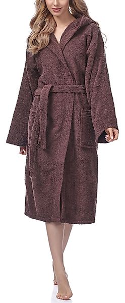 Ladeheid Bademantel Damen Frottee Bademantel aus günstig online kaufen