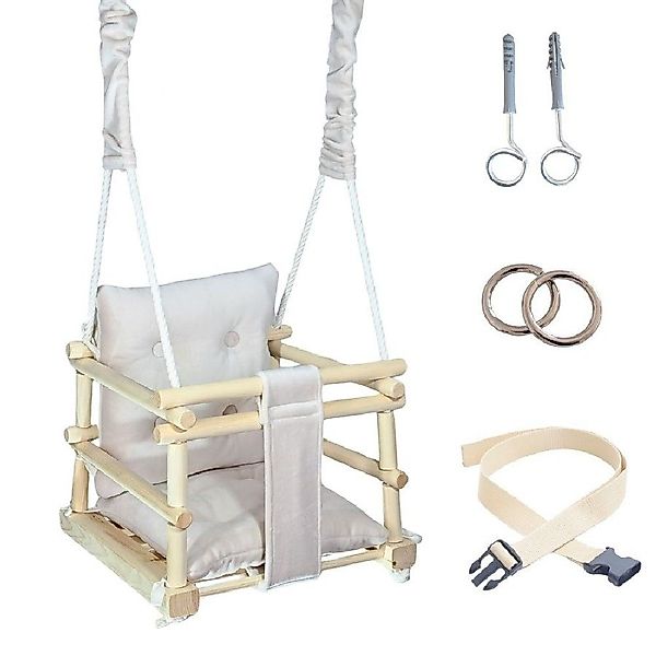 LuMali Babyschaukel Babyschaukel aus Holz - günstig online kaufen