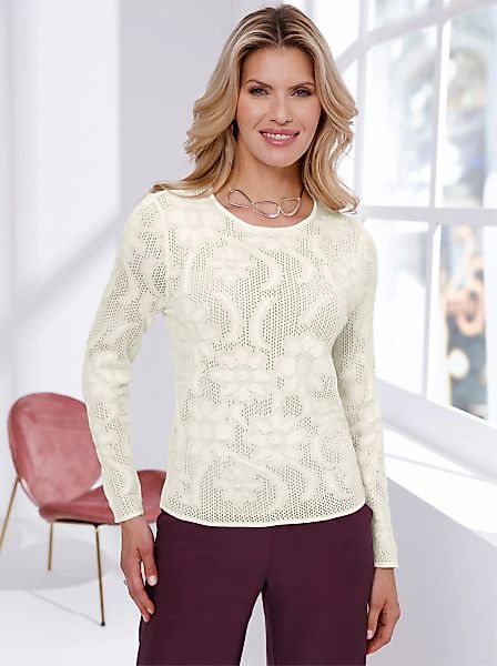 Classic Basics Ajourpullover "Langarm-Pullover" günstig online kaufen