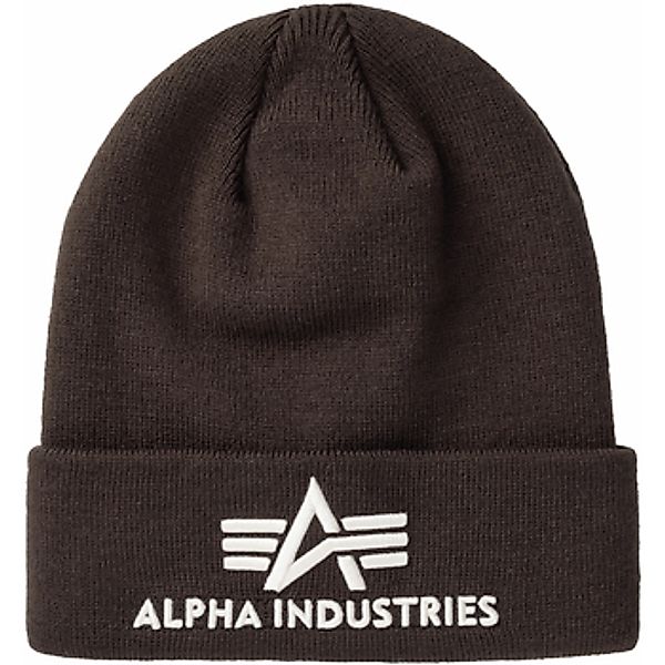Alpha Industries  Hut 3D Beanie - hunter brown günstig online kaufen