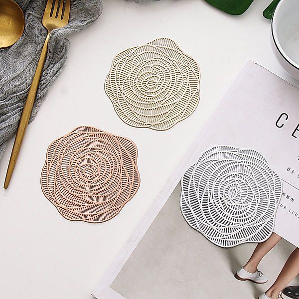 BYSURE Platzset, 6er Set runde Kaffeeuntersetzer günstig online kaufen