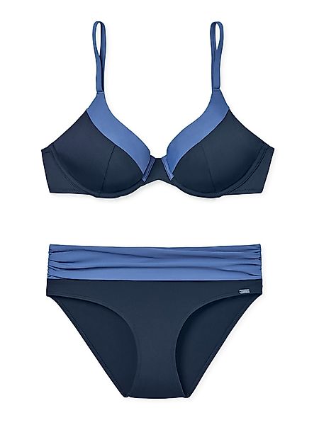 Schiesser Bügel-Bikini Aqua Sea Blossom (2-St) günstig online kaufen