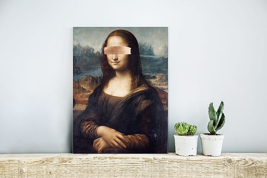 MuchoWow Metallbild Mona Lisa - Da günstig online kaufen
