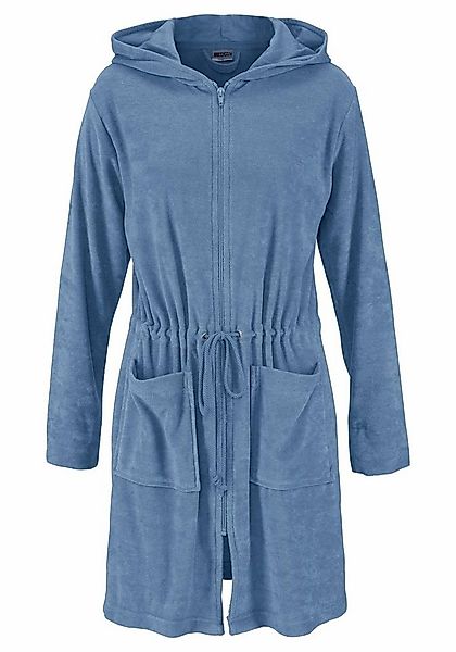 OTTO home Damenbademantel Nela, ideal für Sauna & Spa, Hotelbademantel, Mor günstig online kaufen