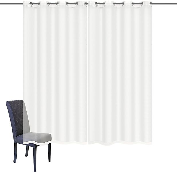 HOME WOHNIDEEN Gardine DOLLY, Ösen (2 günstig online kaufen