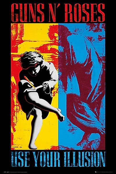 Poster Guns N Roses - Poster - Illusion günstig online kaufen