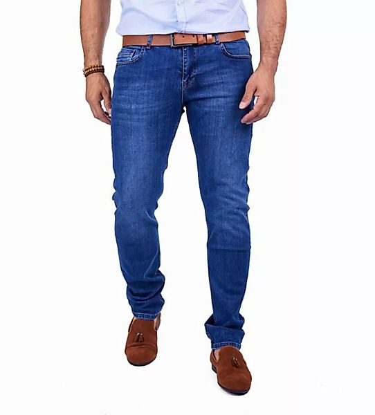 Denim Distriqt Slim-fit-Jeans Lässige Herren Regular Fit Jeans mit stretch günstig online kaufen