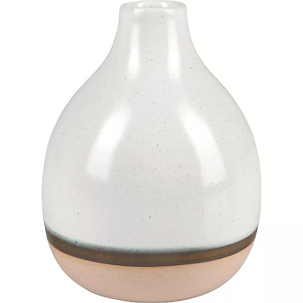 Vase Desert Flower Keramik 13,1 cm x Ø 9,9 cm Weiß günstig online kaufen