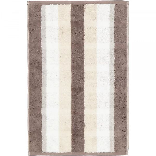 Cawö Handtücher Noblesse Stripe 1087 - Farbe: walnuss - 30 - Gästetuch 30x5 günstig online kaufen