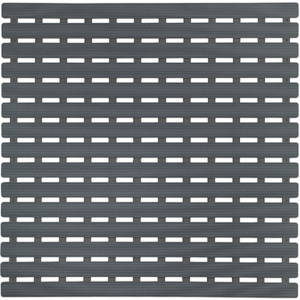 Wenko Duscheinlage Arinos Grau 54 cm x 54 cm günstig online kaufen
