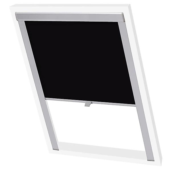 Rollo Verdunkelungsrollo Schwarz UK08, vidaXL günstig online kaufen