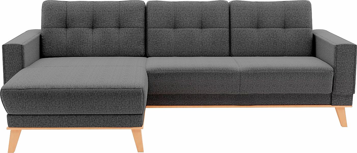 sit&more Ecksofa »Lavida L-Form«, wahlweise mit Kippfunktion und Bettkasten günstig online kaufen