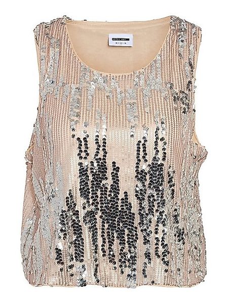 Noisy may Blusenshirt Party Oberteil Ärmellos mit Pailletten Glänzendes Top günstig online kaufen
