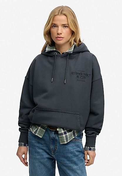 Superdry Kapuzensweatshirt Luxe Casual Emb Relaxed Hood Baumwolle, oversize günstig online kaufen