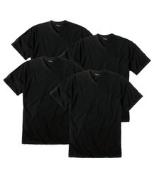 GÖTZBURG Unterziehshirt V-Neck T-Shirt (4-St) ohne günstig online kaufen