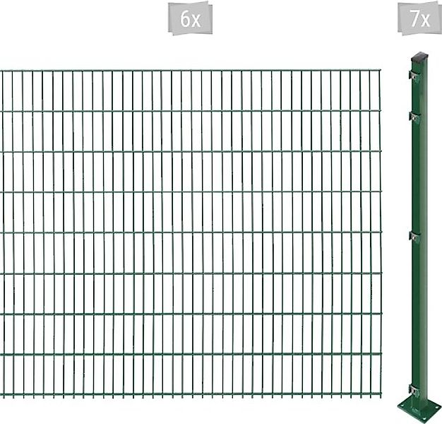 Arvotec Doppelstabmattenzaun »EASY 163 zum Aufschrauben« Zaunhöhe 163 cm, Z günstig online kaufen