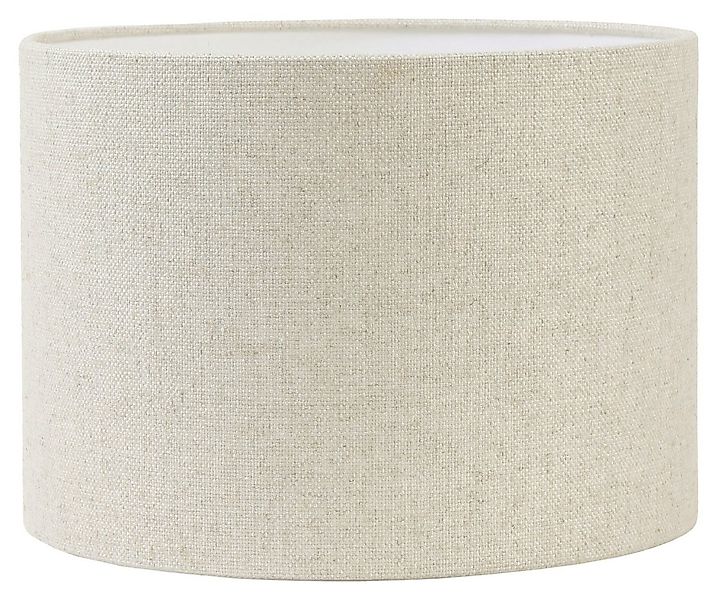 Light & Living Lampenschirm LIVIGNO, Ø 40 cm, Beige, Außenmaterial Stoff, I günstig online kaufen