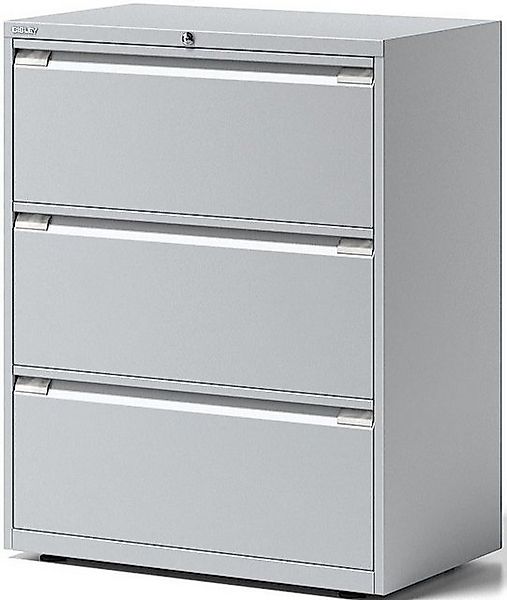 Bisley Aktenschrank Schubladenschrank Essentials 3 Schubladen anthrazitgrau günstig online kaufen