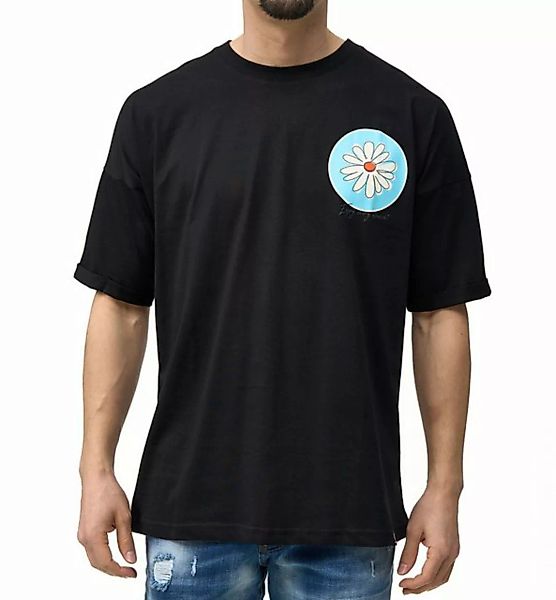 Denim House T-Shirt Herren OVERSIZE T-Shirt mit floralem Druck im lässigen günstig online kaufen