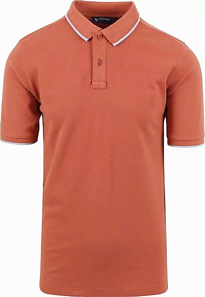 Suitable Respect Poloshirt Tip Ferry Terrakotta - Größe S günstig online kaufen