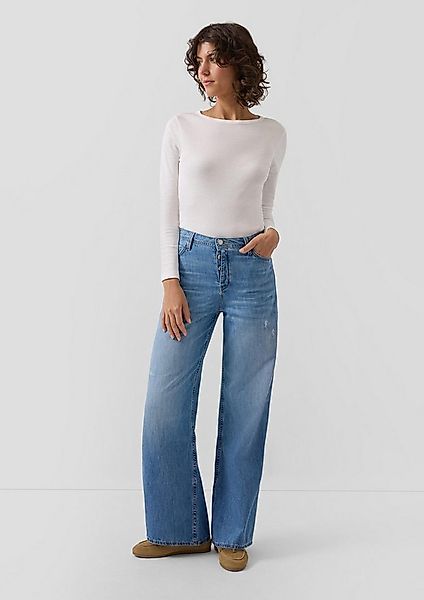 s.Oliver Weite Jeans Jeans-Hose SURI Jeans Suri / Regular Fit / High Rise / günstig online kaufen