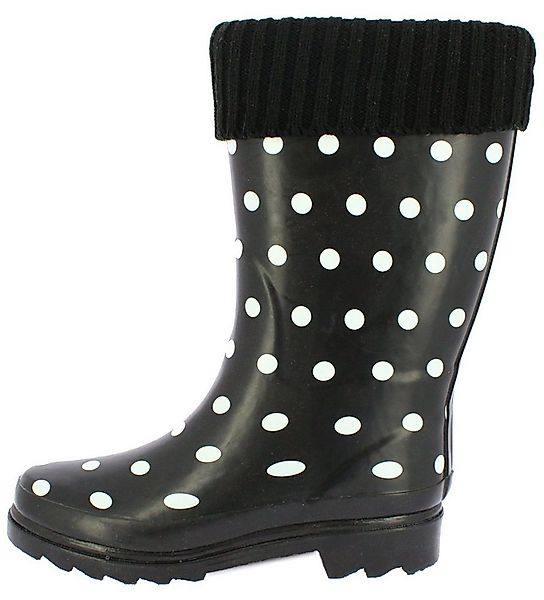 Beck Damen Gummistiefel Dots mit Warmfutter Gummistiefel (für warme Füße be günstig online kaufen