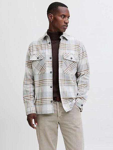 Jack & Jones Langarmhemd "JPRRAYLE MELANGE CHECK L/S OVERSHIRT SN" günstig online kaufen