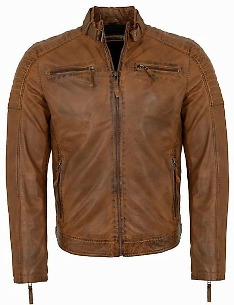 PUNCHBALL Lederjacke Jason/M Punchball - Herren Lederjacke Bikerjacke Lammn günstig online kaufen