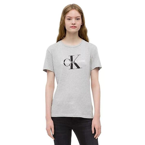 Calvin Klein Jeans Regular Fit Kurzärmeliges T-shirt XL Light Grey Heather günstig online kaufen
