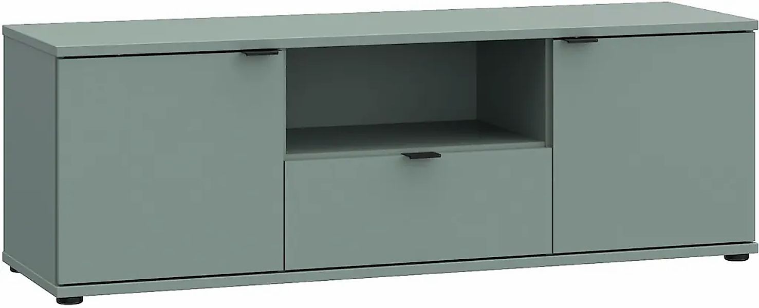 FORTE Lowboard "Ganymede", (Breite 129,8cm), TV Board, Stauraum, Schublade; günstig online kaufen