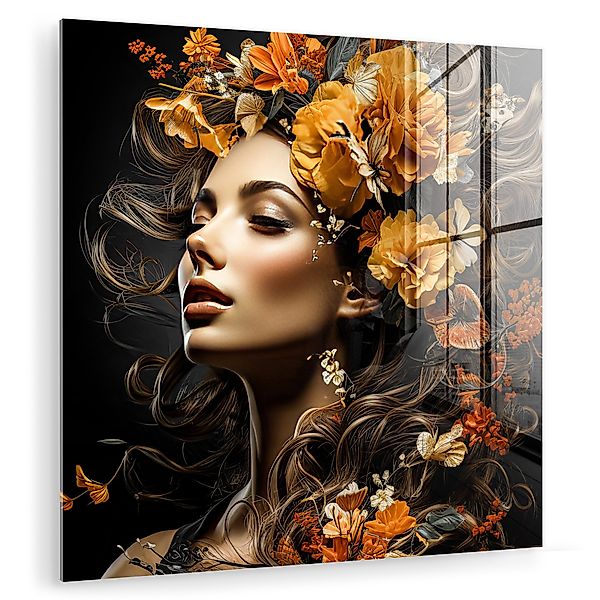 MuchoWow Acrylglasbild Frau - Porträt - günstig online kaufen