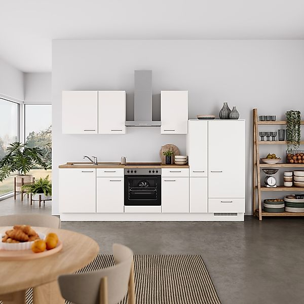 nobilia® Küchenzeile »"Laser I", Ausrichtung wählbar, Breite 300 cm« vormon günstig online kaufen