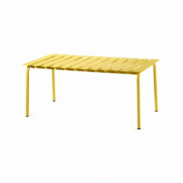rechteckiger Tisch Aligned metall gelb / By Maarten Baas - 170 x 85 cm / Al günstig online kaufen