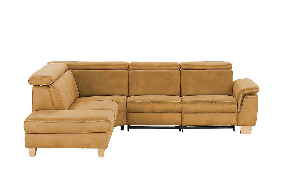Mein Sofa bold Ecksofa  Beata - gelb - 270 cm - 80 cm - 233 cm - Polstermöb günstig online kaufen