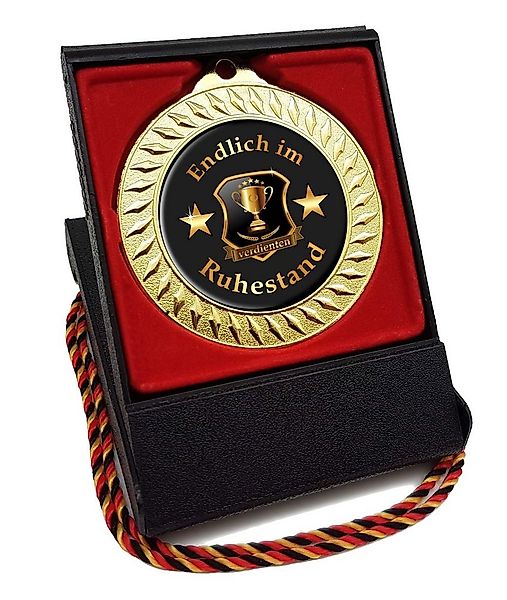 RAHMENLOS® Metallschild Medaille, Orden, als Geschenk für Rentner zum verdi günstig online kaufen