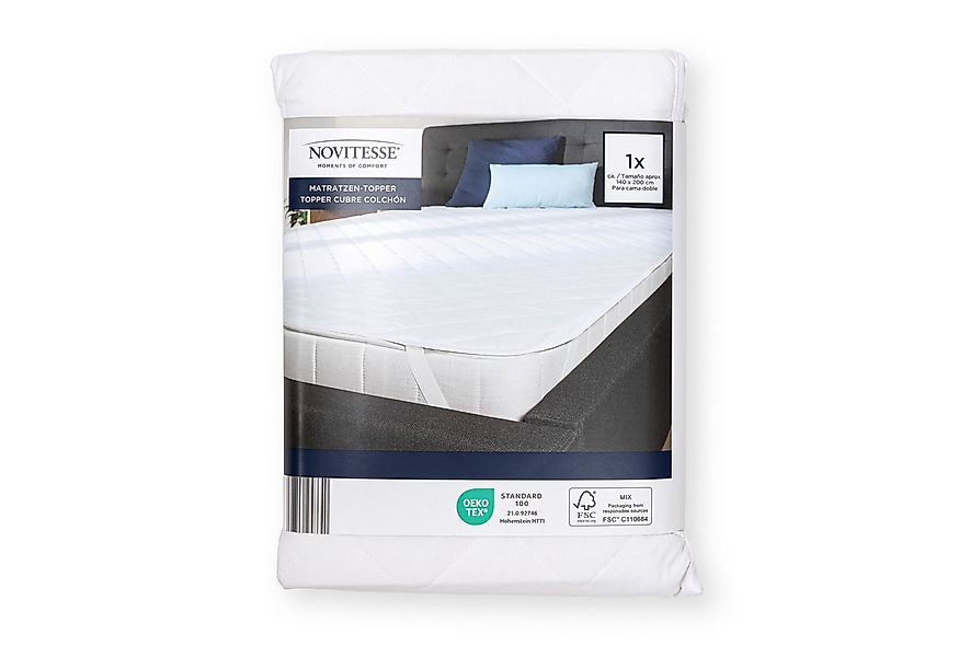 Matratzenauflage Matratzenschoner, ca. 140 x 200 cm, waschbar, wasserabweis günstig online kaufen