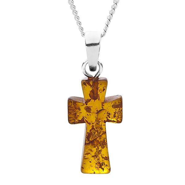 OSTSEE-SCHMUCK Kette mit Anhänger - Kreuz günstig online kaufen