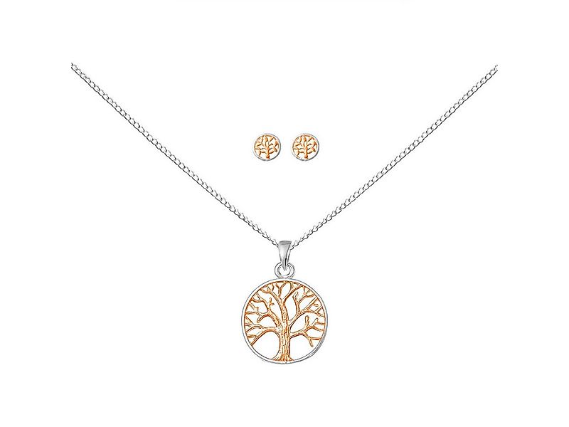 ALEXANDER YORK Schmuckset 925 Sterling Silber, Schmuckset, Halskette, Ohrst günstig online kaufen