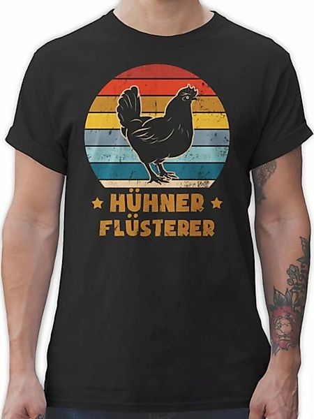 Shirtracer T-Shirt Hühner Flüsterer Vintage Henne Sprüche Statement mit Spr günstig online kaufen