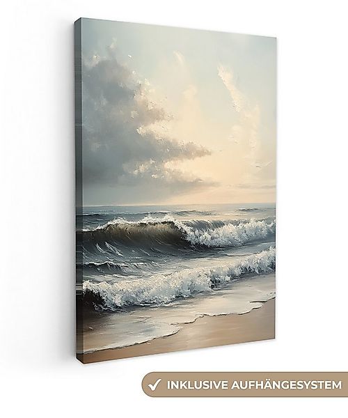 OneMillionCanvasses® Leinwandbild Strand - Meer - Sonnenuntergang, Fotodruc günstig online kaufen