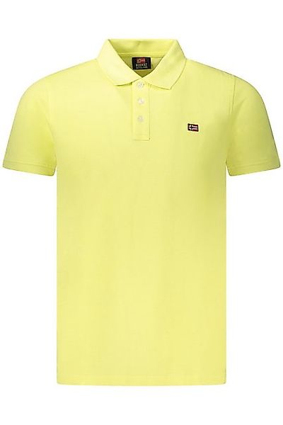 NORWAY 1963 Poloshirt Herren Kurzarm-Poloshirt Gelb mit Applikation und 3 günstig online kaufen
