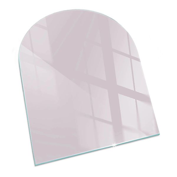 Tulup Glasplatte für Kamin Lila Funkenschutzplatte Kaminöfen Halbkreis 80x7 günstig online kaufen