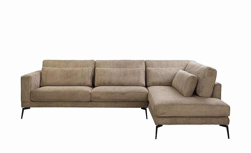 Ecksofa  Roberto ¦ braun ¦ Maße (cm): B: 322 H: 97 T: 221.0 Polstermöbel > günstig online kaufen