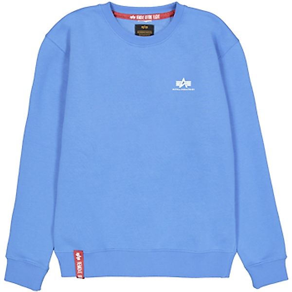 Alpha  Sweatshirt Basic Sweater Small Logo - mediteranian blue günstig online kaufen