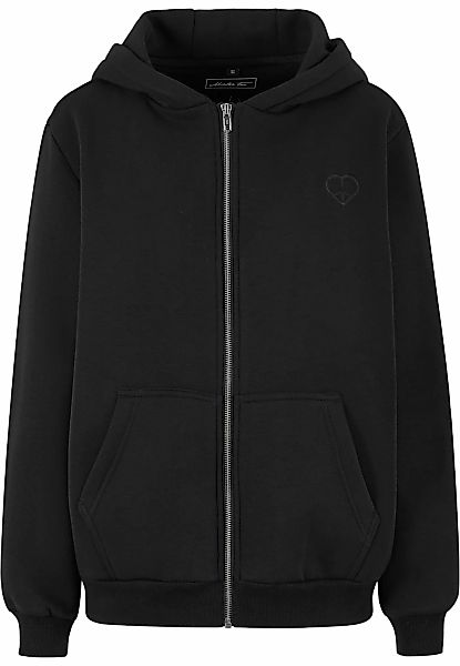 Miss Tee Sweatjacke "Miss Tee Peace Sign EMB Fluffy Zip Hoody" günstig online kaufen