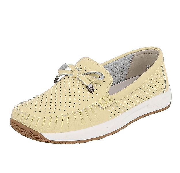 Ital-Design Komfortabler Slipper mit durchlochten Details für Damen Slipper günstig online kaufen