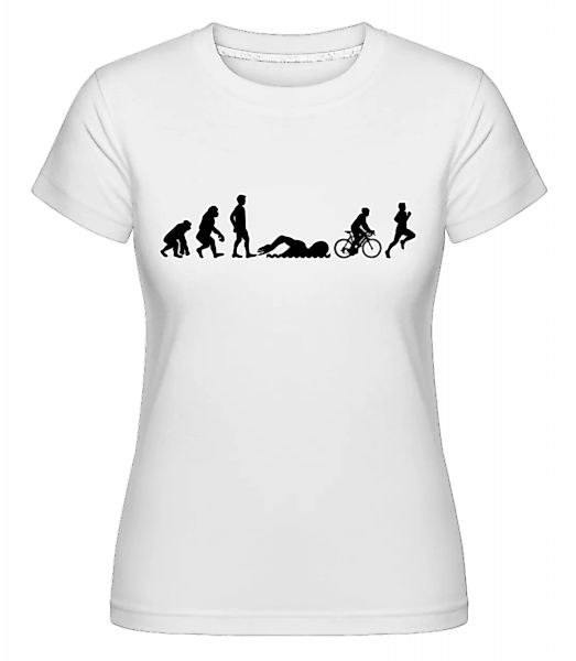 Evolution des Triathlons · Shirtinator Frauen T-Shirt günstig online kaufen
