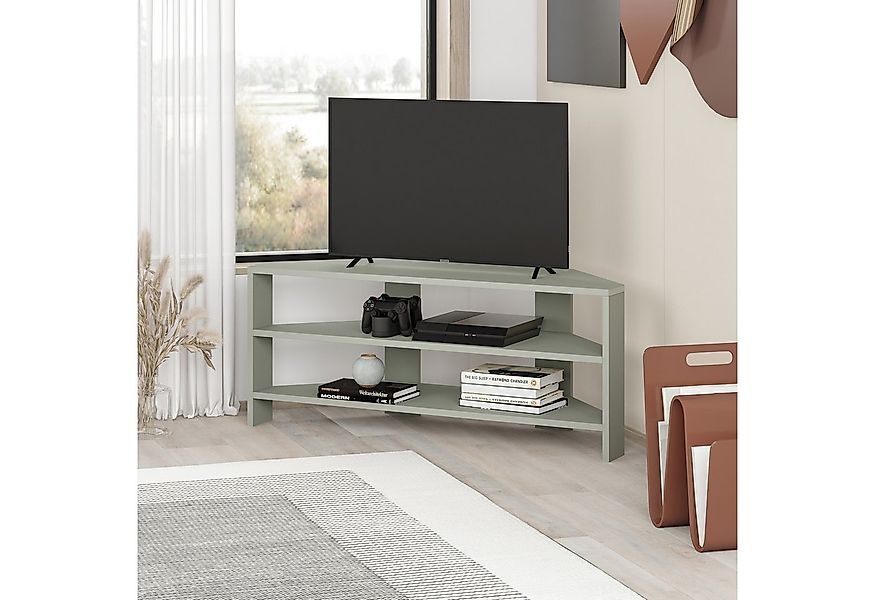 Decortie TV-Schrank Thales (1 set) Modernes Eck-Fernsehgerät Multimedia-Cen günstig online kaufen