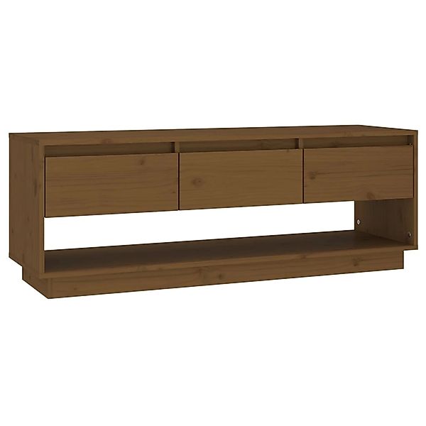 VidaXL TV-Schrank Honigbraun 110,5x34x40 cm Massivholz Kiefür günstig online kaufen