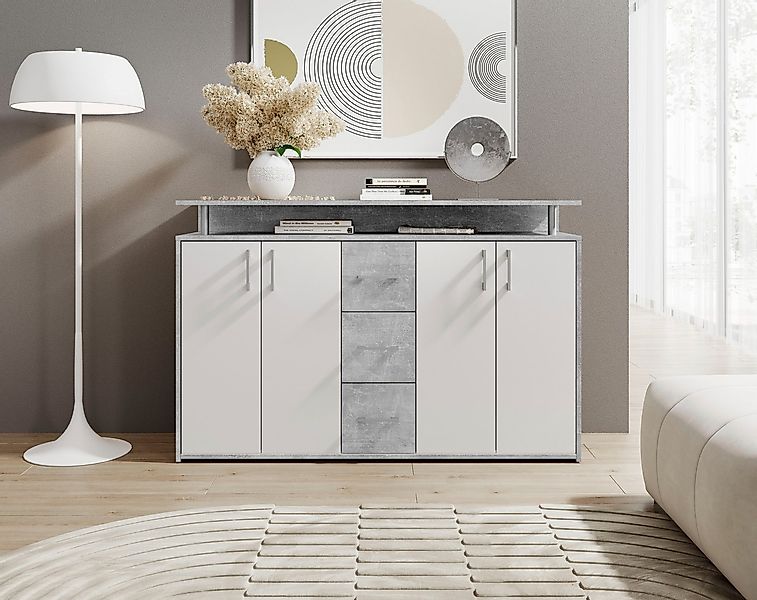 HBZ Sideboard Drivno Sideboard, B/H/T 139x90x34 cm, Breite 139cm, Kugelausz günstig online kaufen
